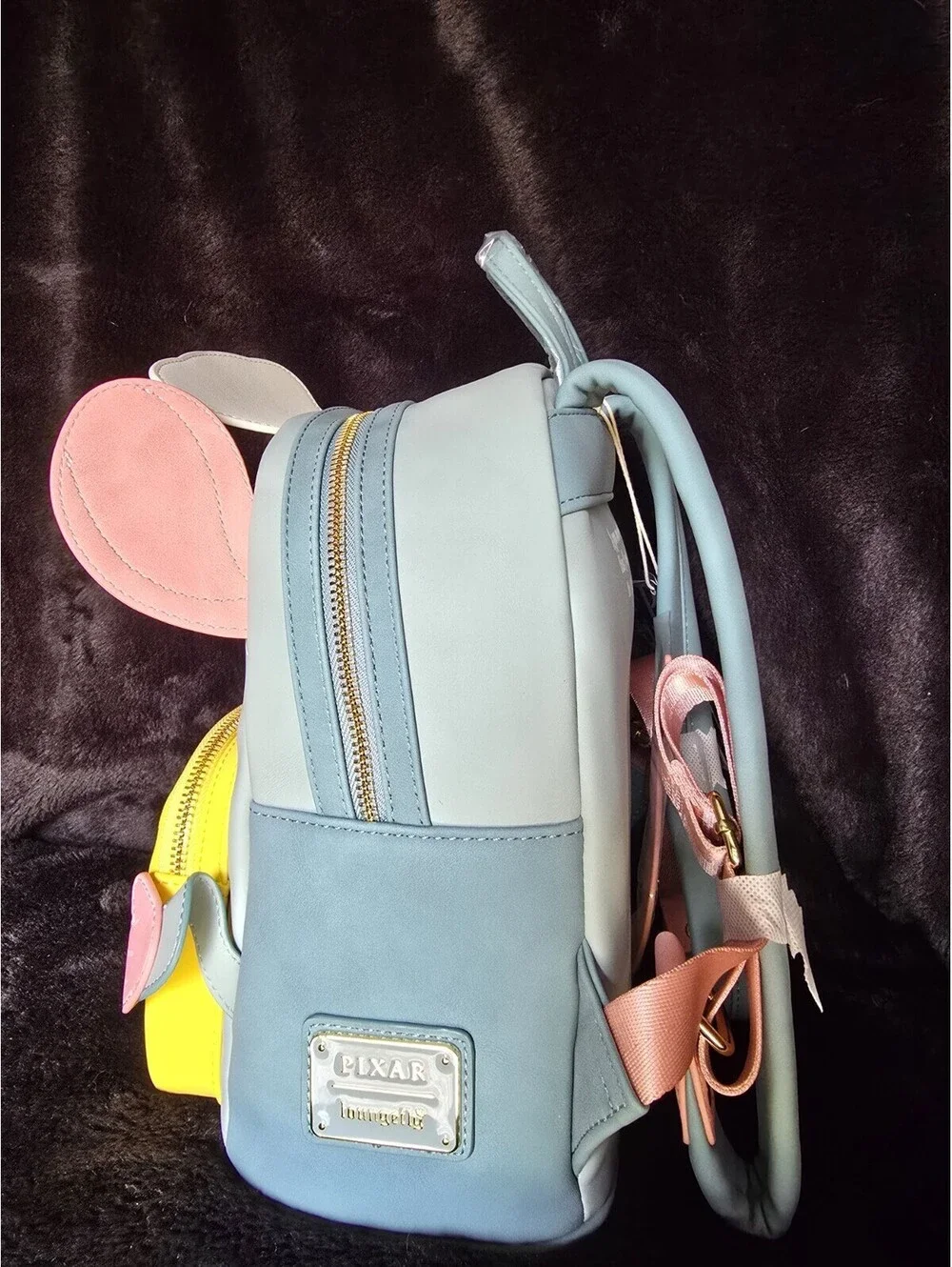 Loungefly Pixar Ratatouille Remy Mini Faux Leather Zip Backpack